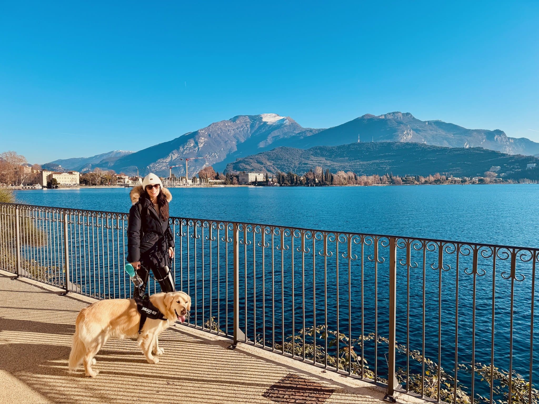 A lovely walk on the shores of Lake Garda.